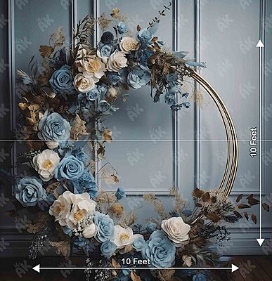 Blue Floral Ring (PRE-ORDER) Blue Floral Ring (PRE-ORDER)