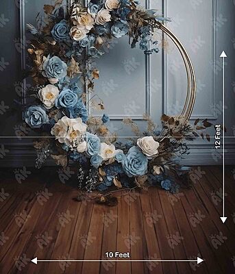 Blue Floral Ring (PRE-ORDER) Blue Floral Ring (PRE-ORDER)