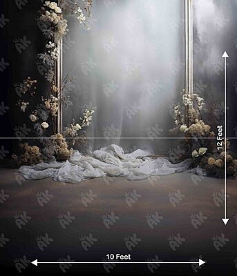 Grey Floral Frame (PRE-ORDER) Grey Floral Frame (PRE-ORDER)