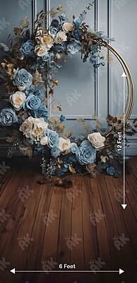 Blue Floral Ring (PRE-ORDER) Blue Floral Ring (PRE-ORDER)