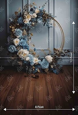 Blue Floral Ring (PRE-ORDER) Blue Floral Ring (PRE-ORDER)