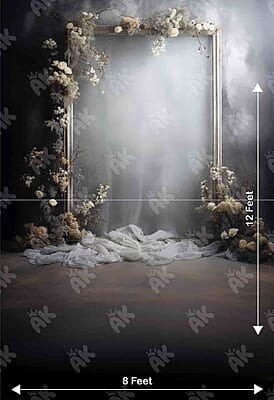 Grey Floral Frame (PRE-ORDER) Grey Floral Frame (PRE-ORDER)