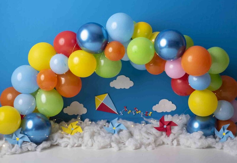 Fabric Baby Backdrop Fly High