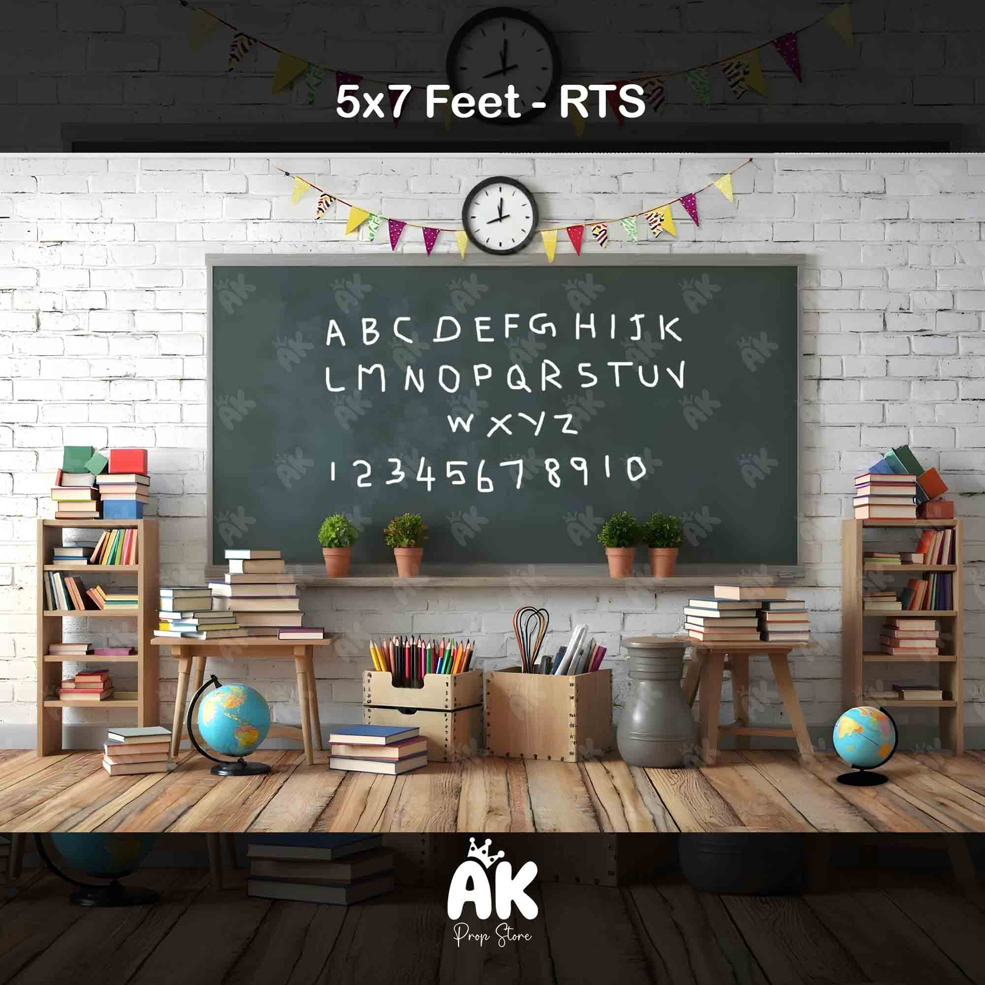 Busy Classroom - 5x7 Feet Busy Classroom - 5x7 Feet