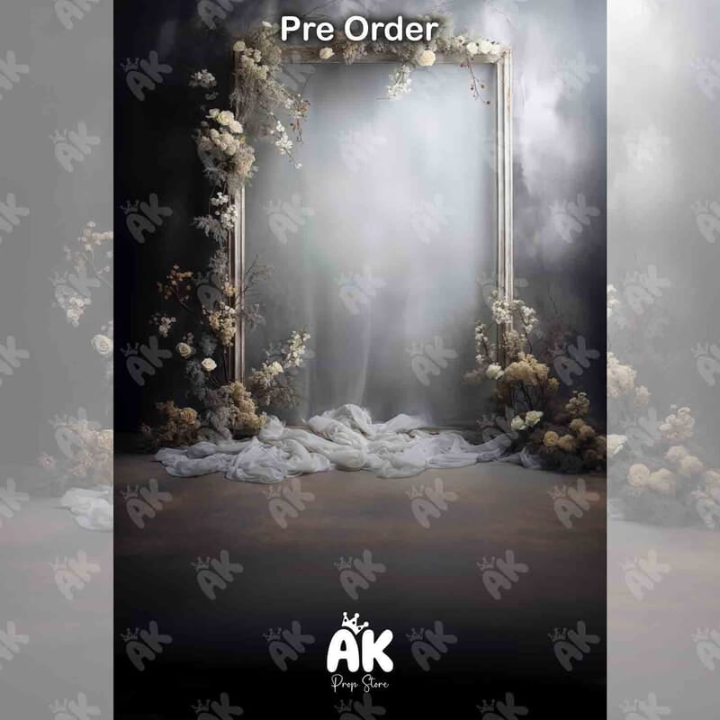 Grey Floral Frame (PRE-ORDER) Grey Floral Frame (PRE-ORDER)