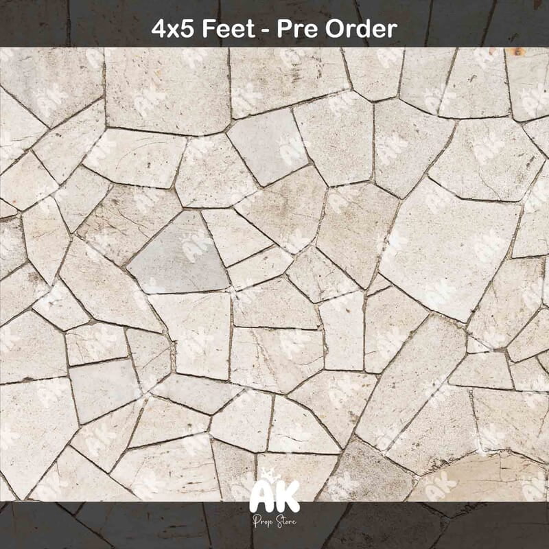 Light Stone Floor - 4x5 Feet (PRE-ORDER)
