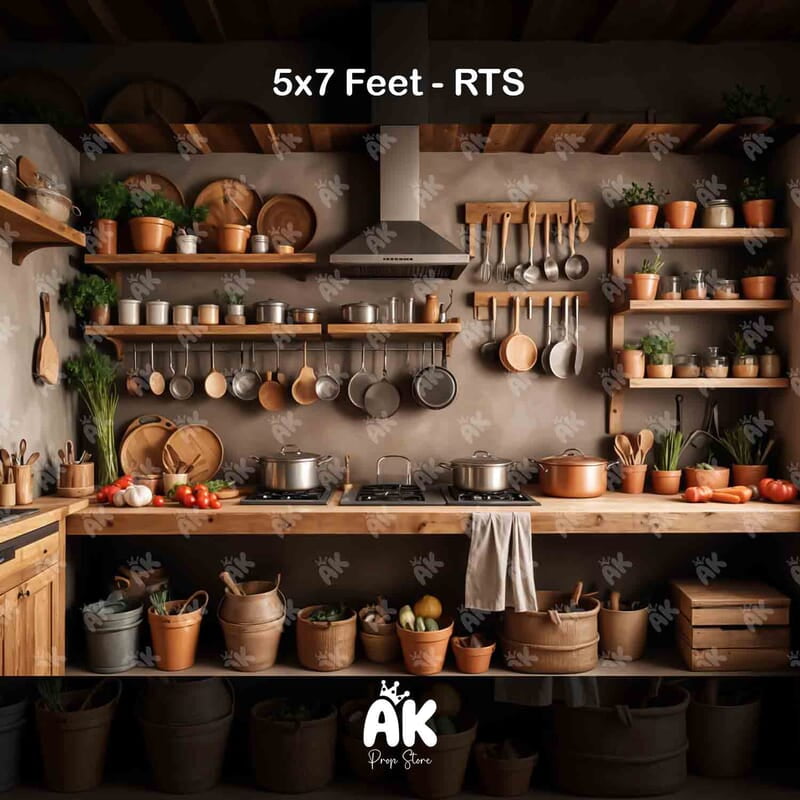Dusky Kitchen - 5x7 Feet Dusky Kitchen - 5x7 Feet