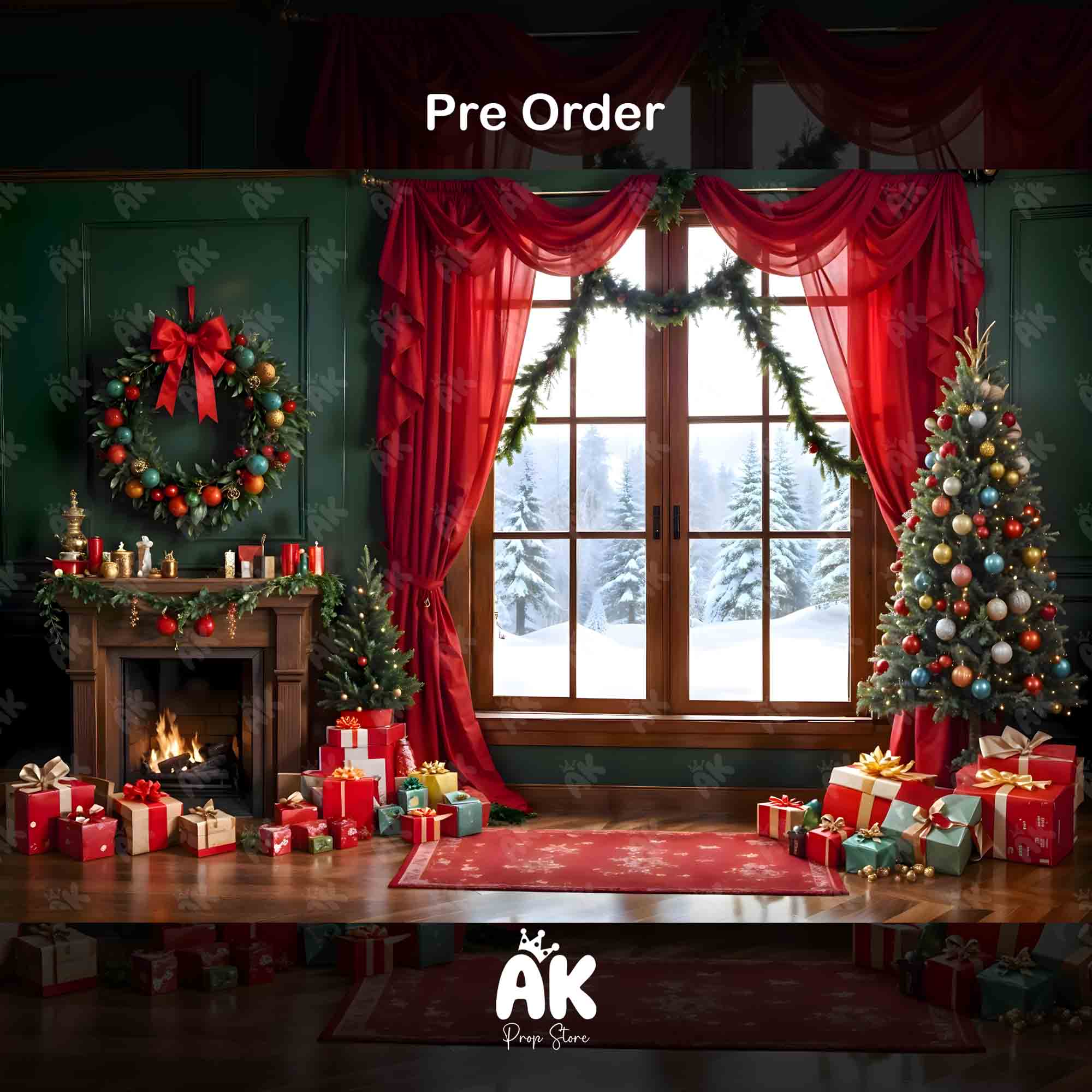 Christmas Window View (PRE-ORDER)